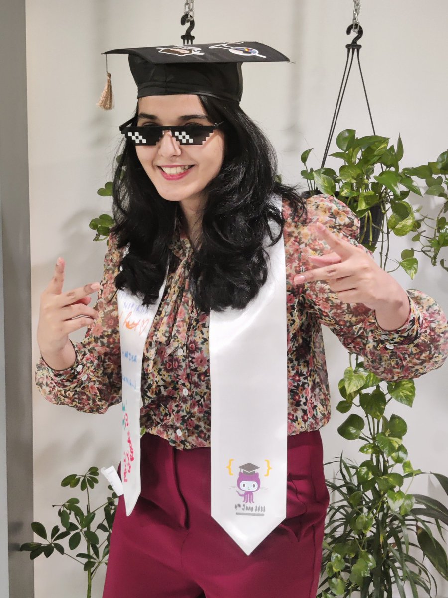 dwvicy's tweet image. if @githubeducation says you've graduated, you've graduated. 🎓
#GitHubGraduation India 2022 💫