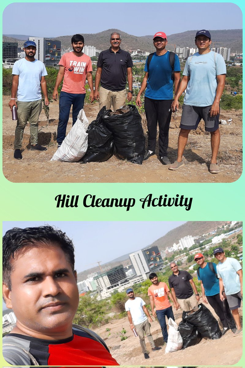 Pune_Go_Green's tweet photo. Hi All,
Update for #WorldEnvironmentDay celebration
☑️ Watering done
☑️ Pits Maintenance done
☑️ Planted 30 saplings
☑️ Plastic and trash collection done 
☑️ Tree Branches Trimming done.
Volunteers-35
Thanks,
🌳 #PuneGoGreen 🌳
#Pune #CleanHill #nature #PantATree #SaveSoil https://t.co/aEXVbbn2M6