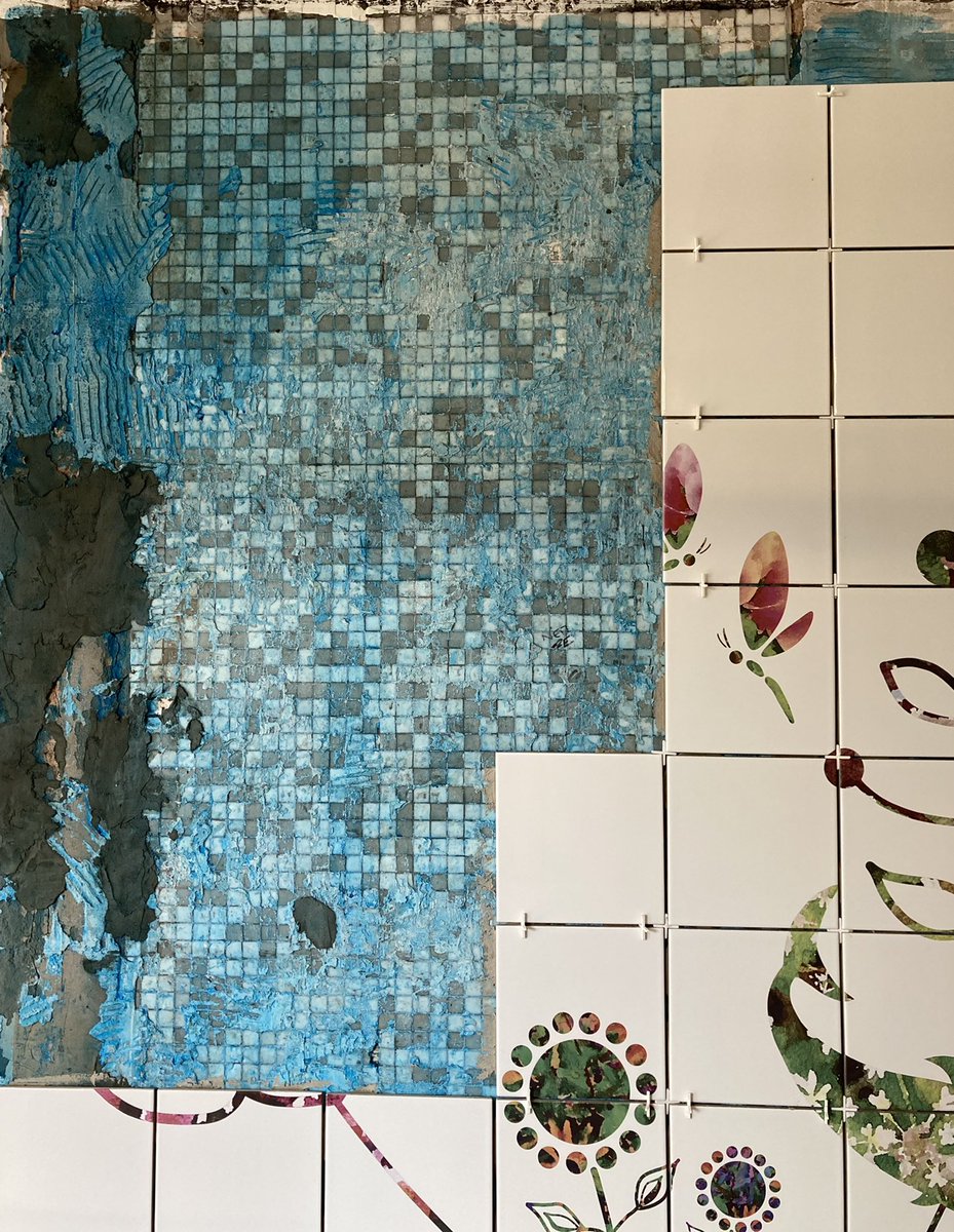 helen_angell73's tweet photo. New tiles covering old. 
Subway, Newcastle Under Lyme https://t.co/OBEMfXV8g5