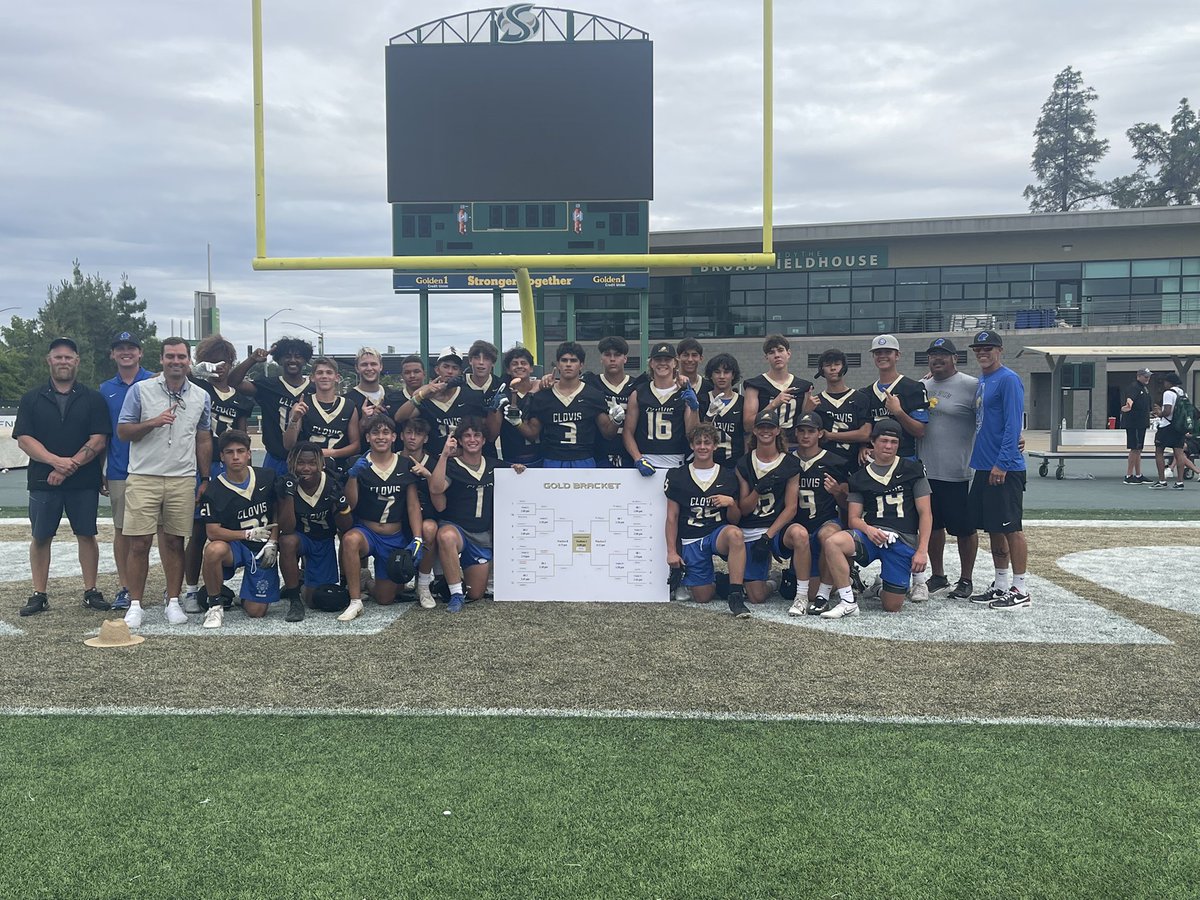 Came out on top at the Sacramento State 7 on 7 tournament. Proud of how these young men showed out today. 🏈🏆

#sameoleclovis #bringitback #cougarcountry #theoriginal