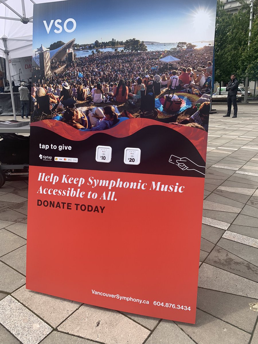 kyletiney's tweet photo. Enjoying #DayOfMusic? Tap with a credit or debit card to donate $10 or $20 to help the @VSOrchestra keep music accessible for all! #vancouver https://t.co/4QFznNBSSD