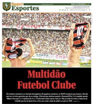 zenetoscfc's tweet photo. Dos 50, frequento há pelo menos 30 anos. Já chorei, sorri, joguei, subi na grua, na marquise, tomei muito mela e até cortei cabelo. Enfim... muitas emoções. 
Parabéns, Arruda! Parabéns, Mundão! Amanhã estaremos juntos! 👊🏻👊🏻👊🏻❤️❤️❤️
 @SantaCruzFC 
#Arruda50Anos https://t.co/OcRNyHQ2li