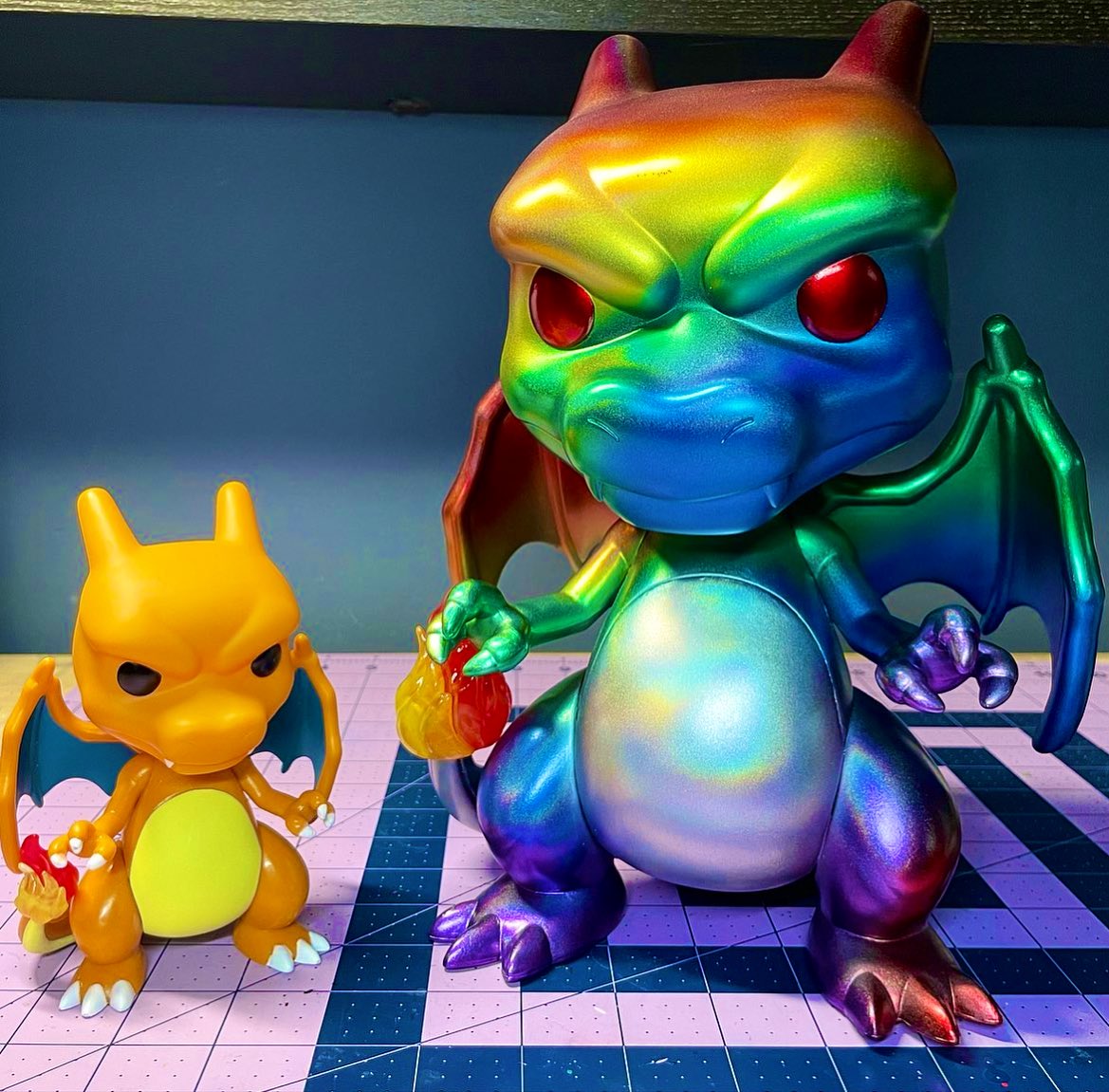 Funko pop news on twitter check out this big boy 10 holographic rainbow charizard funko 