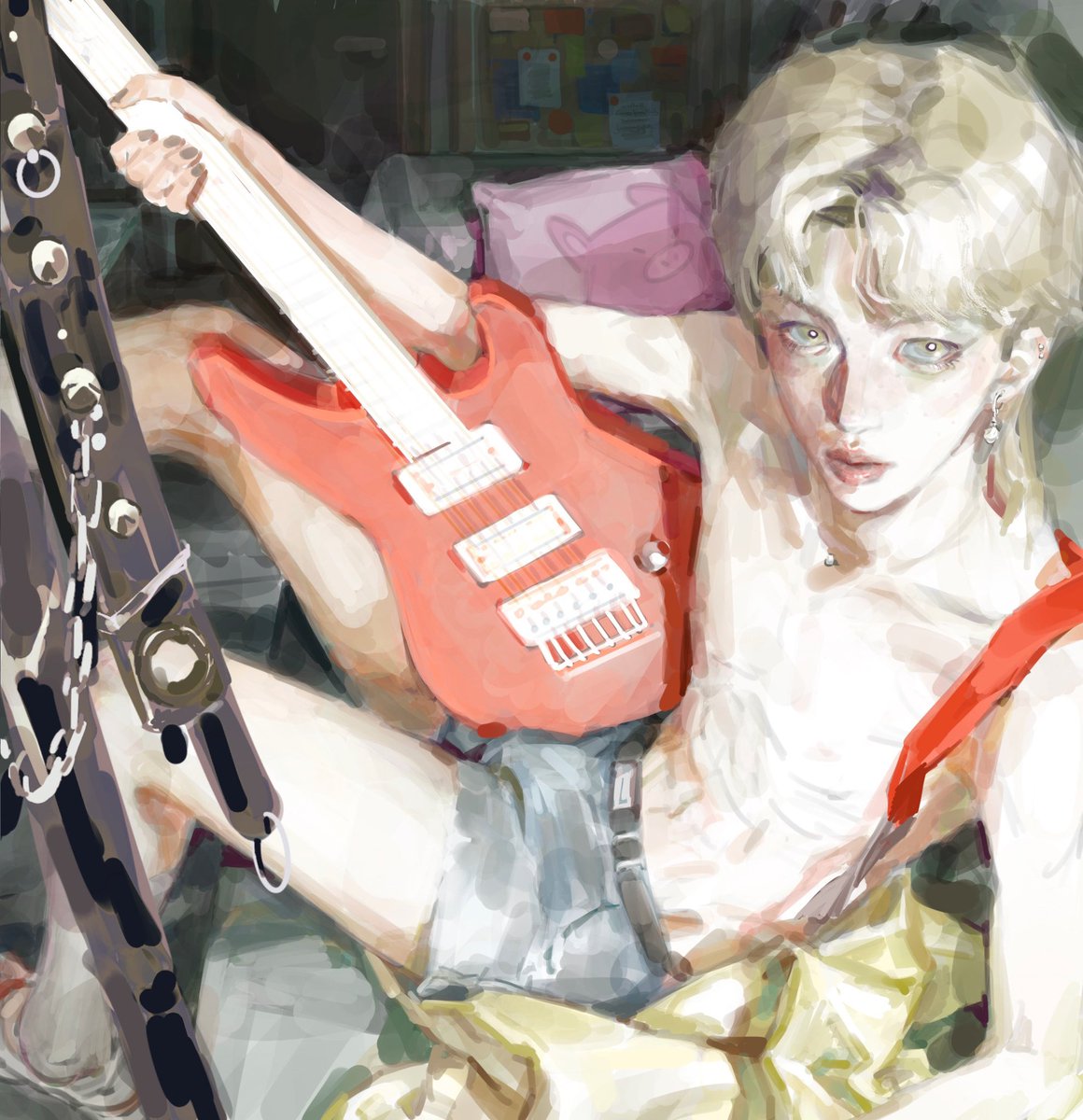 yuoang0922's tweet photo. 🎸#straykidsfanart  #felix  #필릭스 https://t.co/ZhzkyJ5yU8