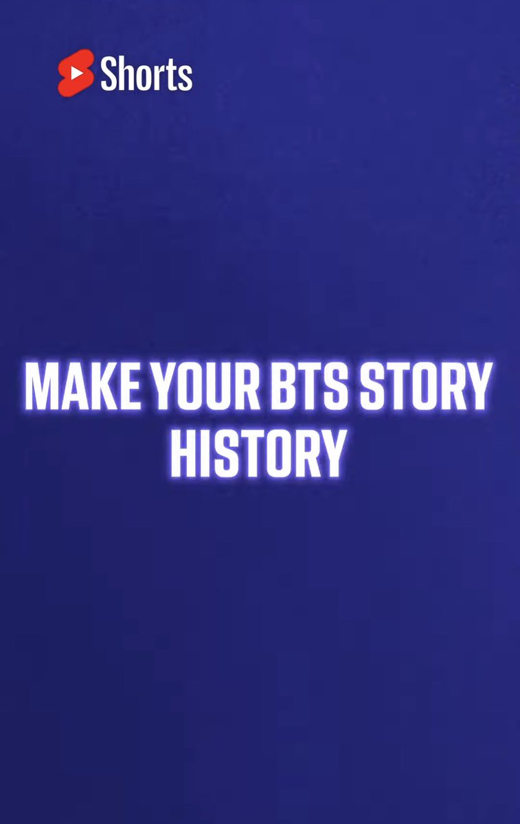ForArmysID's tweet photo. #MYBTStory - Make Your #BTSStory History || 😍✨
Coming soon on YouTube Shorts!
🖇️https://t.co/kJnx17yLm8
#방탄소년단 #BTS @BTS_twt https://t.co/hPsX6zor2U