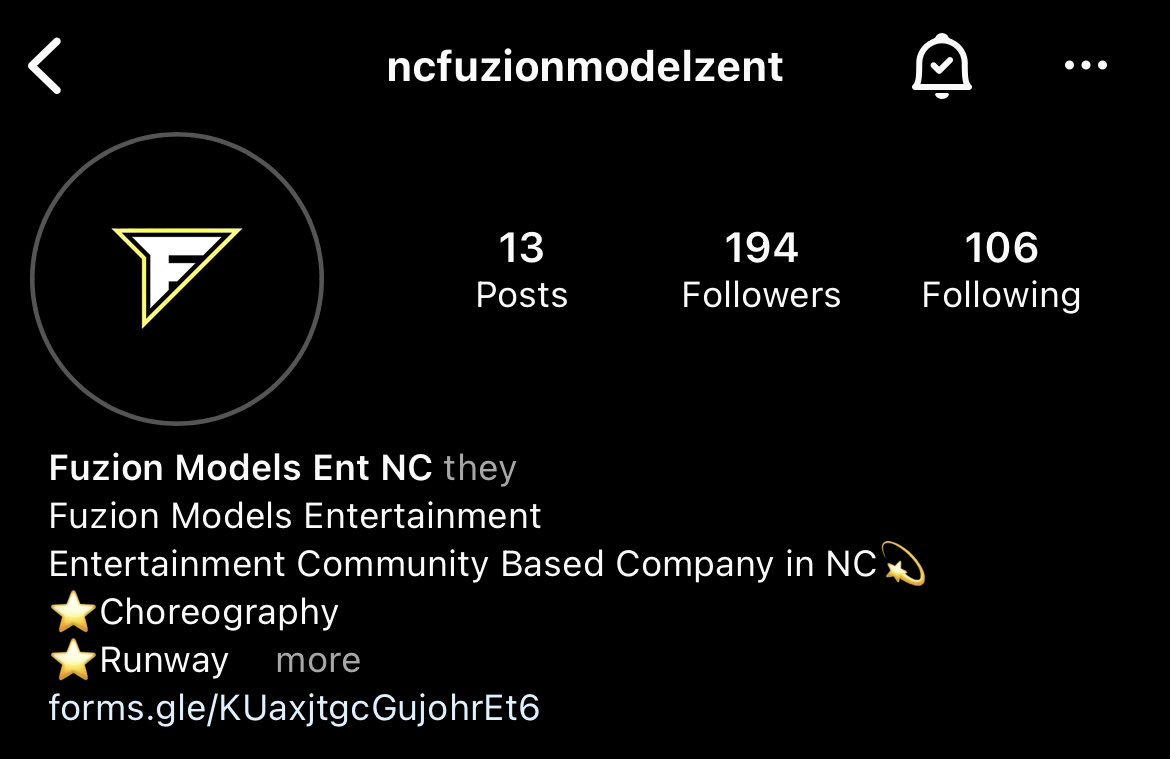 fuzionmodelsent's tweet photo. Please follow our newest and thriving branch on IG @ncfuzionmodelzent https://t.co/w8poQCosnn