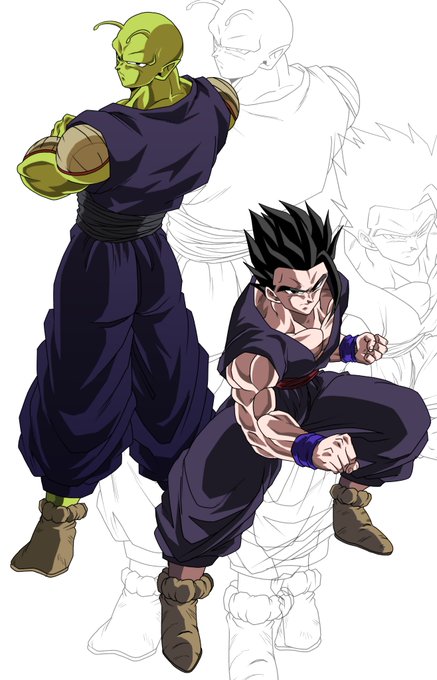 スーパーヒーロー 楽しみすぎて ピッコロ描きたくなりました。 