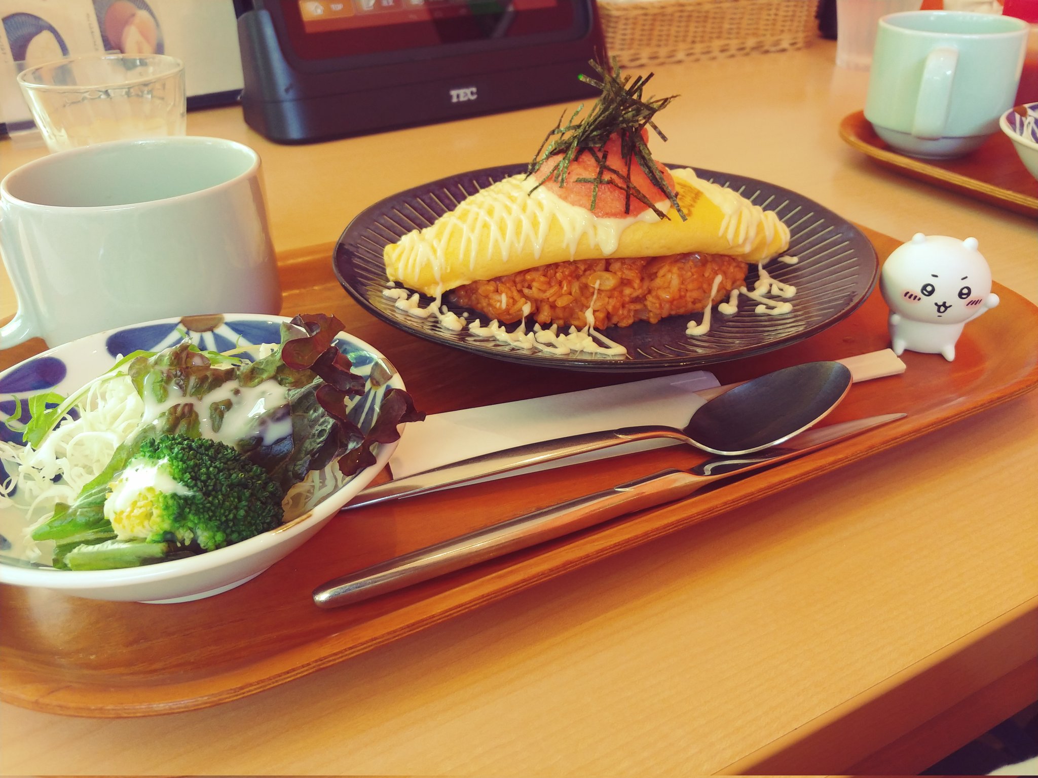 Kuma 美味しいオムライス食べてきた 明太マヨ 断然ケチャップ派やケド これはこれで美味しい ﾟdﾟ ｳﾏｰ T Co 0r9kb71wnu Twitter