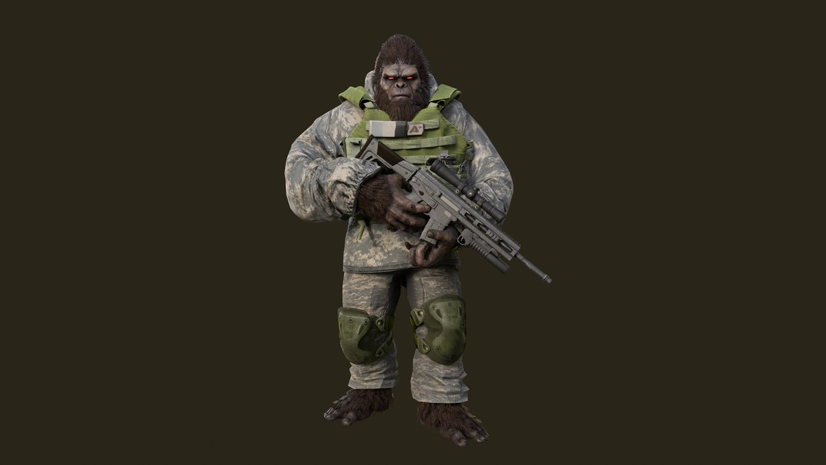 monkeygunz1's tweet photo. MonkeyFans get your Gears ready!! 🔥🔥  check out MonkeyGunz  new NFT example which will be included in the game!👀 

We got so many exciting updates on the way 

STAY TUNED !!!🤌 https://t.co/pLftexgTAh