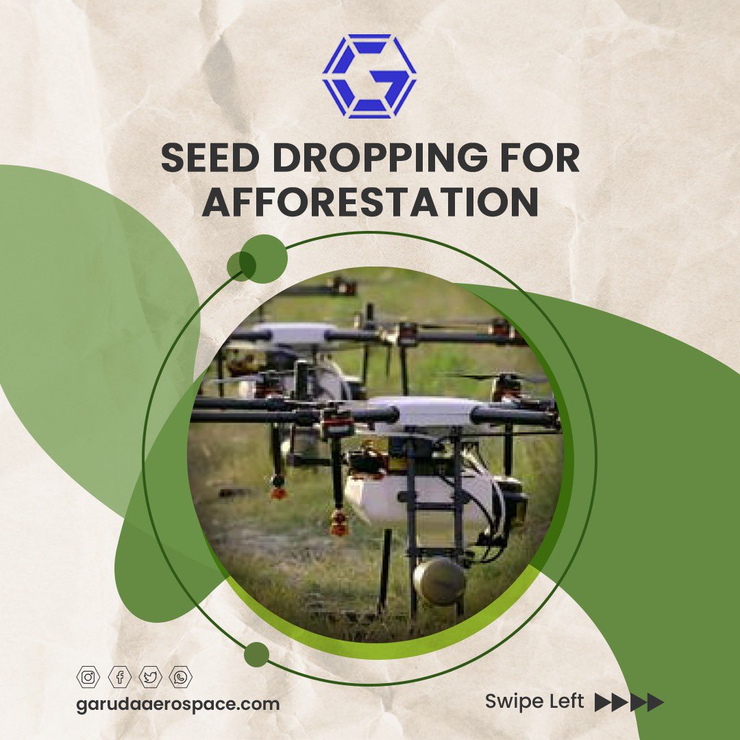#WorldEnvironmentDay 

<a href="/garuda_india/">Garuda Aerospace Pvt Ltd</a> eyes plantation of 75,000 seeds <a href="/AgnishwarJ/">AgnishwarJayaprakash</a> 
👉🏼economictimes.indiatimes.com/tech/startups/…

The drone would be an easy way to increase efficiency towards increasing plant production while reducing environmental damage