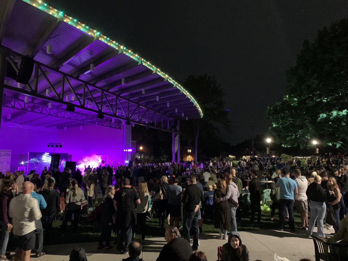 Enjoying the performance of ⁦<a href="/hiinfidelity/">Hi Infidelity</a>⁩  at #CreamOfWheaton thanks ⁦<a href="/wheatonparks/">Wheaton Park District</a>⁩ #WheatonNow