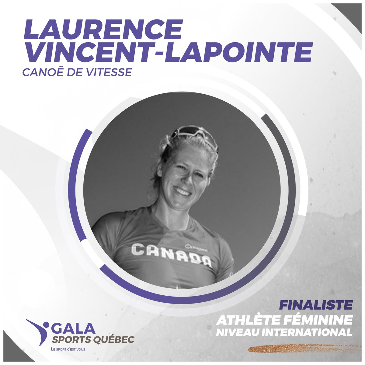 SportsQuebec's tweet photo. [Finalistes du jour - 49e Gala Sports Québec]

C'est maintenant le tour des dames 👩‍🦰 💪
 
👉  Athlète féminine niveau international : 
- Maude Charron (Haltérophilie) 🏋️‍♀️
- Aurélie Rivard (Paranatation) 🏊‍♀️
- Laurence Vincent-Lapointe (Canoë de vitesse) 🚣‍♀️

Bonne chance! 
#GalaSQ https://t.co/CFNC7WB9Jo