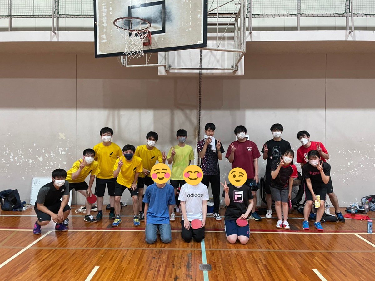 nmupingpong's tweet photo. 昨日は最後の勧誘でした🏓🏓

勧誘期間に来て下さった新入生の皆さん、ありがとうございました✨

そして、昨日は新たに2人も入部してくれました~！嬉しいです😭

勧誘期間は終わりましたが、見学や入部の相談はLINEやDMで受け付けているので、気軽にご連絡下さいね☺️ https://t.co/MyjnVDtVWp