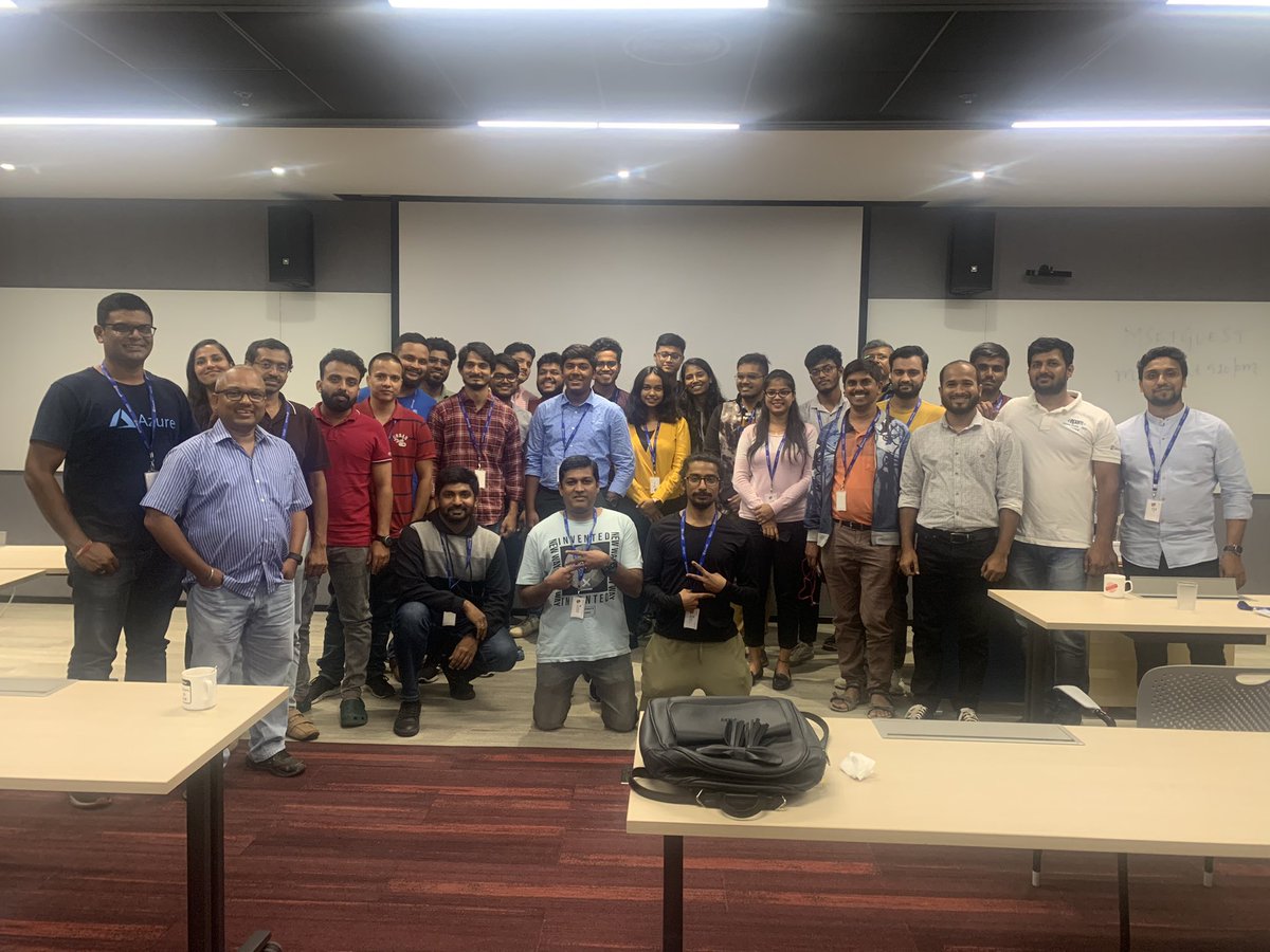 <a href="/_BITPro/">Bengaluru IT Pro</a> June 2022 meetup #PowerShell #Azure #GitOps 
Thank you all for making our event a huge success! 
CC : <a href="/wrijugh/">Wriju Ghosh</a> <a href="/Ilyas_tweets/">Ilyas</a> <a href="/deraje/">Deepak Rajendran</a> <a href="/prasoonkarunan/">Prasoon Karunan V</a> <a href="/kakkaraj/">Ajay Kakkar</a> <a href="/roy_samik/">Samik Roy 🛡️</a> <a href="/Jaap_Brasser/">Jaap Brasser</a> <a href="/ravikanth/">Ravikanth C</a> <a href="/DexterPOSH/">Deepak</a> @singhprateik
