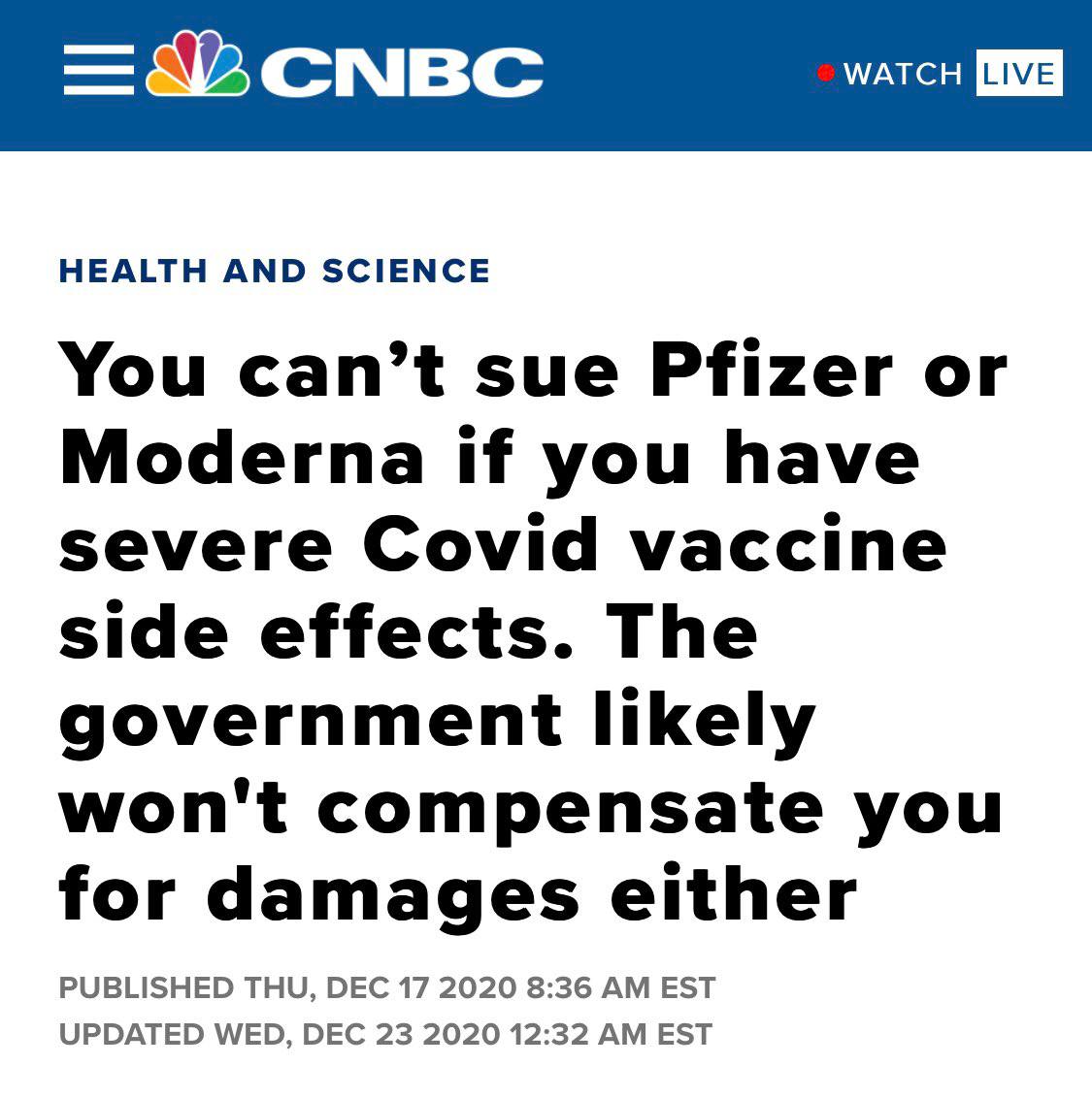 ColArchon's tweet photo. Double Standard Here 👇
#Covid19 "#Vaccine" #Pfizer #Guns https://t.co/yPxSvHZGcA