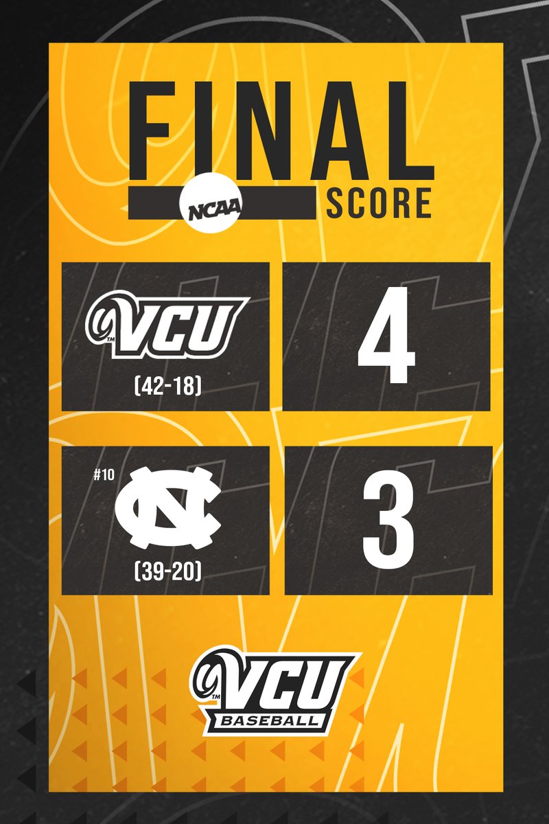 Win number 1⃣7⃣ in a row 🔥

Next up ➡️ Regional Championship Final 🏆

#LetsGoVCU #ThisIsRamNation