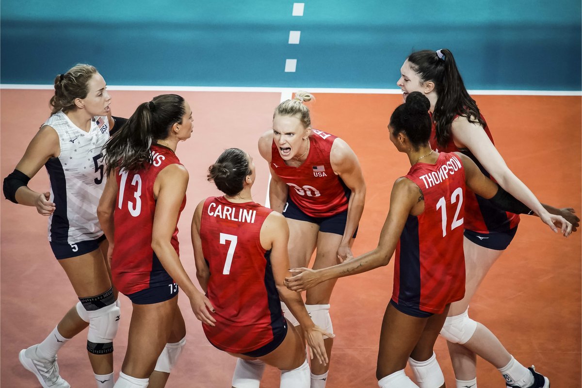 U.S. Women 🇺🇸 continue great #VNL opening weekend with sweep against Brazil 🇧🇷 (25-21, 25-20, 25-18)!

#BePartoftheGame