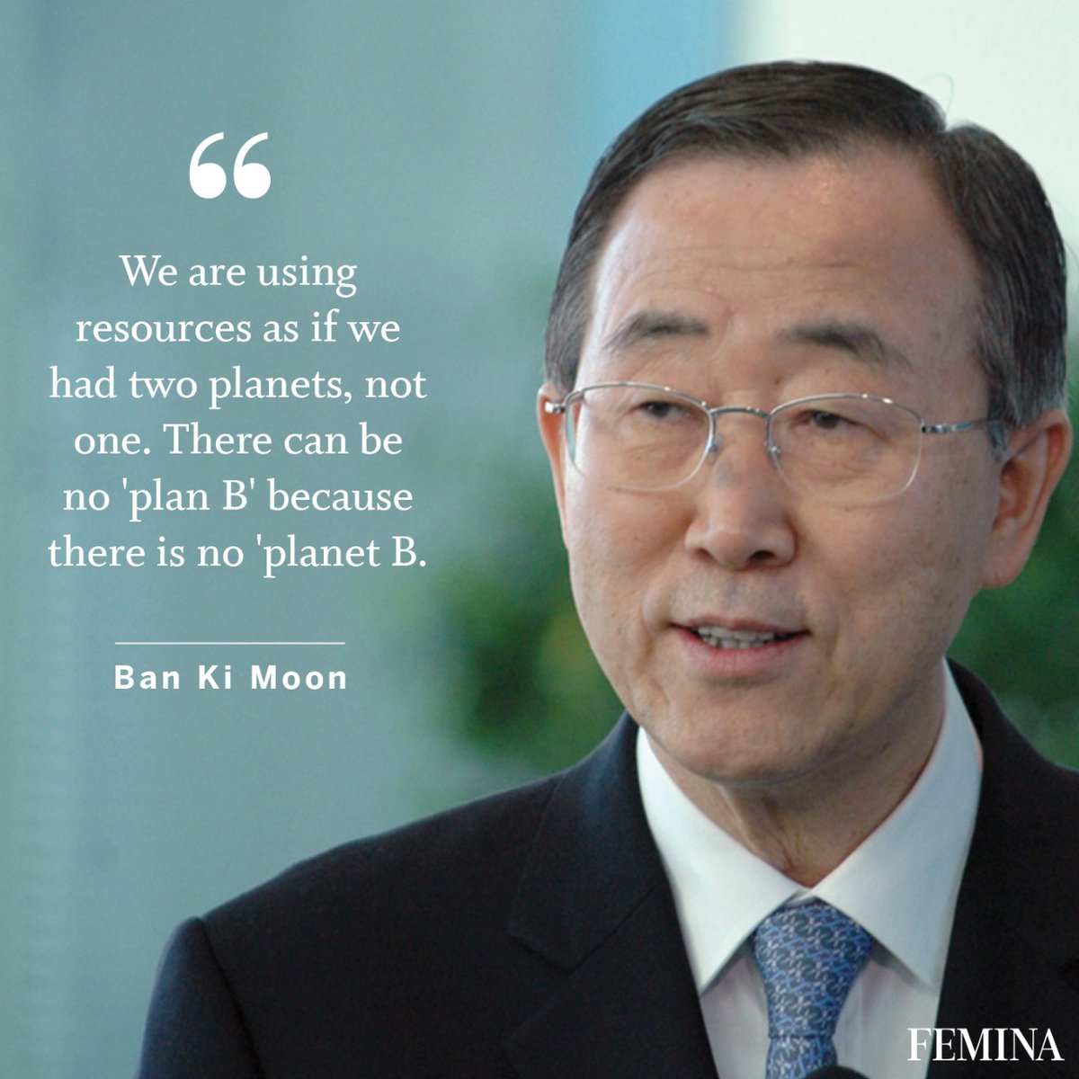 FeminaIndia's tweet photo. NO PLANet B! 🌏
.
.
.
#onelifeoneearth #WorldEnvironmentDay #quotes #BanKiMoon #savetrees #planttrees #greenplanet #gogreen #femina #FeminaIndia https://t.co/5JoDyX31Zc