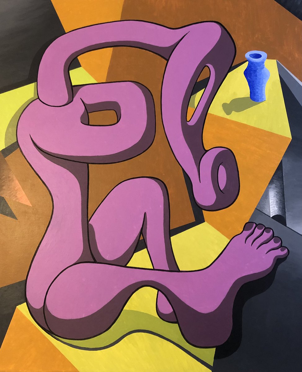 maxmuno's tweet photo. Biomorphic pop art, a frozen state of metamorphosis, something that never becomes - but is becoming. https://t.co/fldhl6Ekix