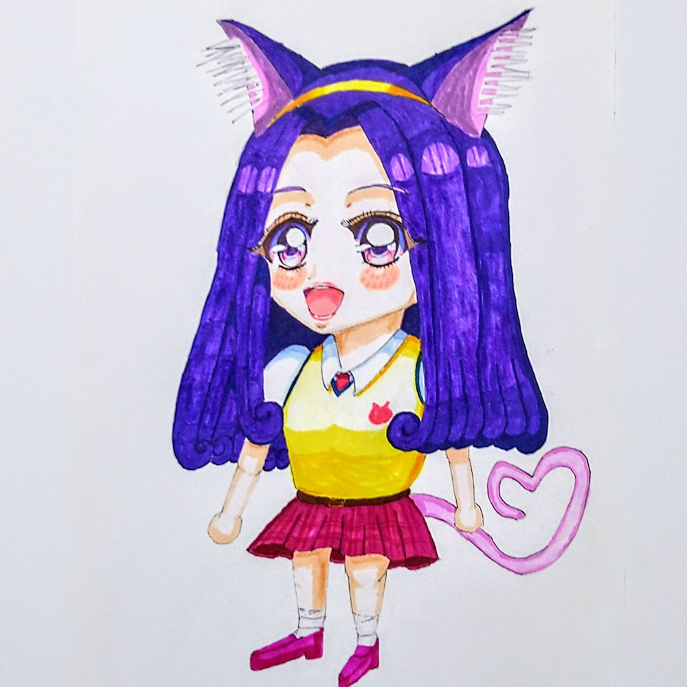 セールスプロモーション キズナアイ刺繍アート イラストレーター 作