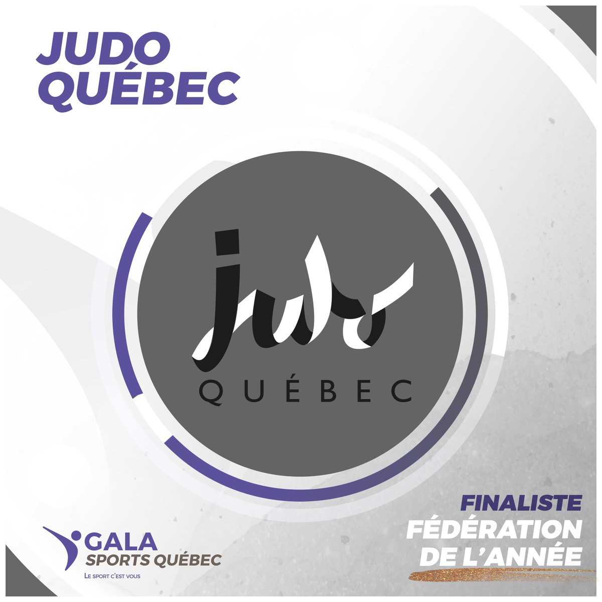 SportsQuebec's tweet photo. [Finalistes du jour - 49e Gala Sports Québec]

👉 La dernière catégorie de finalistes, et non la moindre, est celle qui récompense la Fédération de l'année. 🏆

- Baseball Québec ⚾️
- Judo Québec 🥋
- Soccer Québec ⚽️

Bonne chance à tous!
#GalaSQ https://t.co/DIXHldS57r