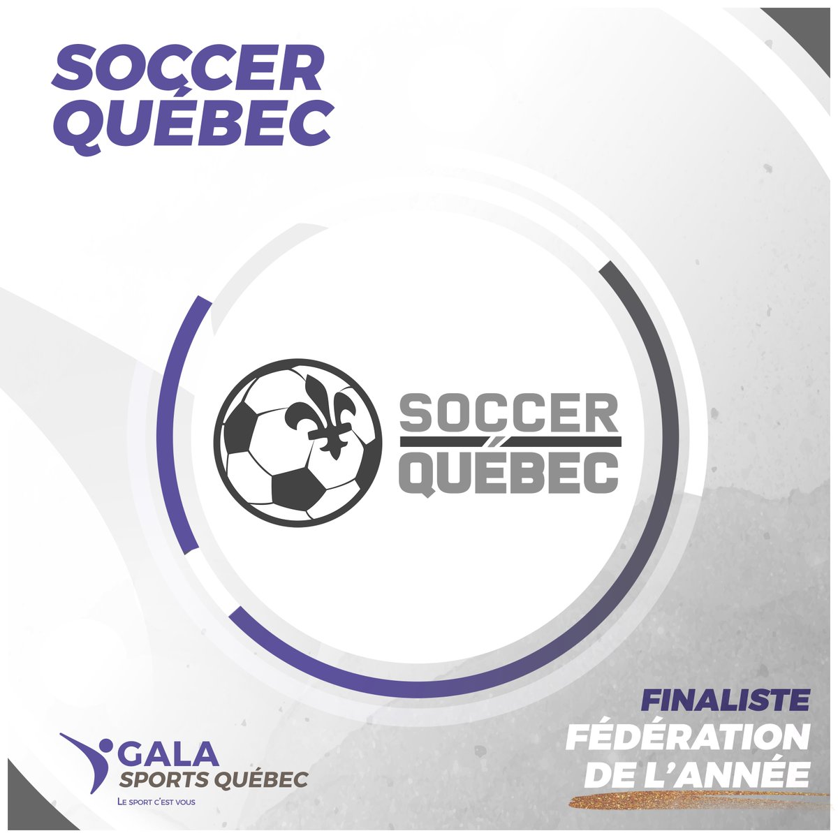 SportsQuebec's tweet photo. [Finalistes du jour - 49e Gala Sports Québec]

👉 La dernière catégorie de finalistes, et non la moindre, est celle qui récompense la Fédération de l'année. 🏆

- Baseball Québec ⚾️
- Judo Québec 🥋
- Soccer Québec ⚽️

Bonne chance à tous!
#GalaSQ https://t.co/DIXHldS57r