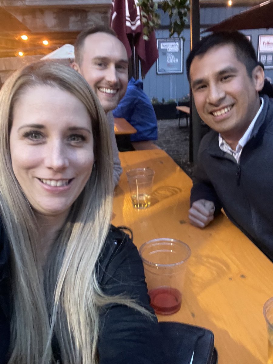 Got to meet up after today’s  #ASCO22 sessions with my former ⁦<a href="/UCSDCancer/">UC San Diego Health Moores Cancer Center</a>⁩ co-fellows who are now academic GI Onc at UCSD and academic sarcoma onc at Stanford. So great to see old friends in person after many years apart! ⁦<a href="/NamBuiMD/">Nam Bui</a>⁩