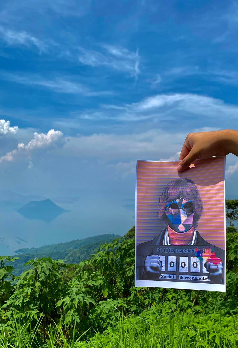 bobby1NFT's tweet photo. My entry for @artofmob contest. I'm just starting to become a part of a mob and the best way to start is to start small, so I've decided to claim the world's smallest volcano, Taal Volcano! Located in the Philippines. https://t.co/Qi9xeOwvbj