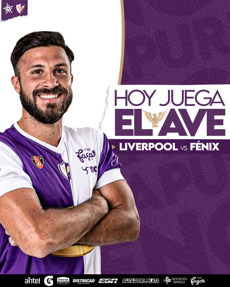 CAFenix_'s tweet photo. ⚽ ¡Hoy juega Fénix! 🦅

🆚 @LiverpoolFC1915  
🏟 Estadio Belvedere 
🗓 @CampeonatoAUF | Fecha 15
⏰ 15:00hs

#DeCapurroVengo
#LosColoresQueNosUnen https://t.co/rL0Cp5jAOK