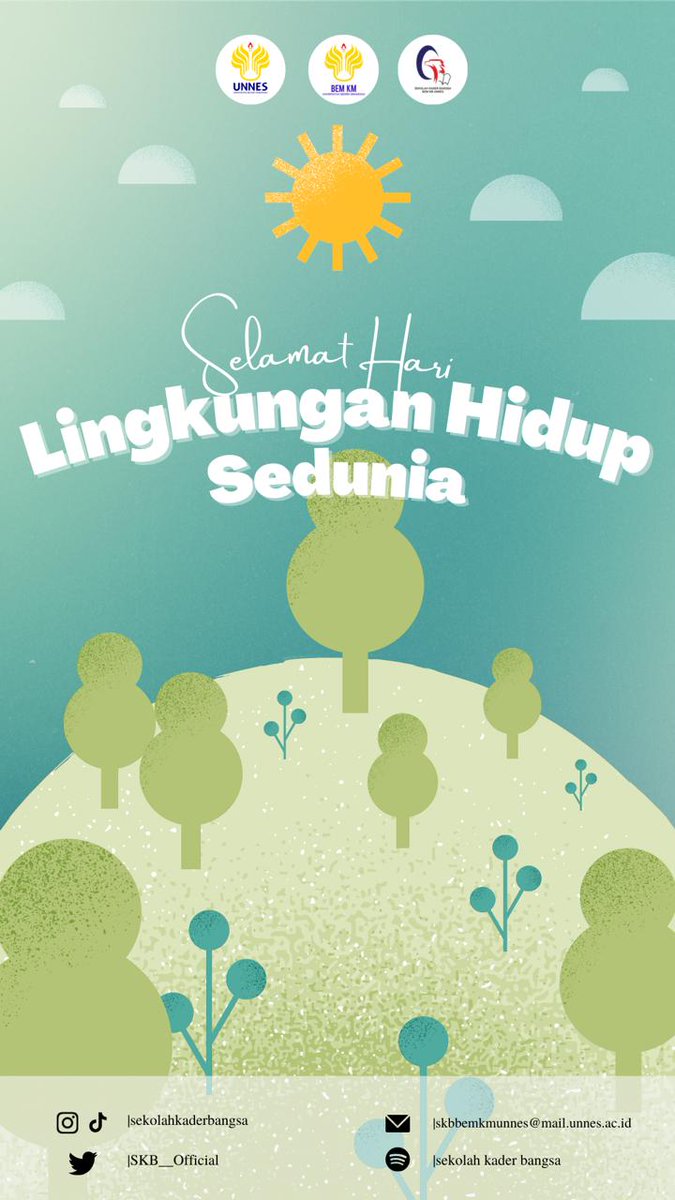 SKB__Official's tweet photo. [MEMPERINGATI HARI LINGKUNGAN HIDUP SEDUNIA] 
 _Menyelamatkan lingkungan hidup dimulai dari tindakan awalmu dengan membersihkan dan melestarikan alam
SKB BEM KM UNNES 
#Sekolahkaderbangsa
#EraBaru_SKB
More info: 
Website: https://t.co/rBYzeg3PKZ 
Instagram: @sekolahkaderbangsa https://t.co/5IPflyI34s