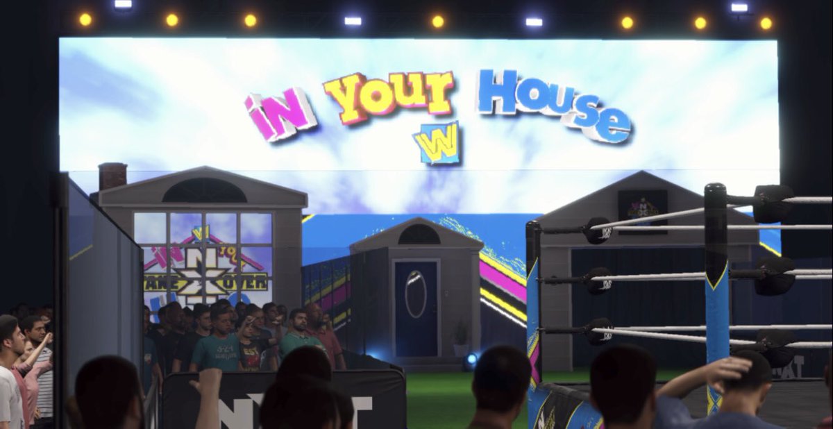 WWVUniverse's tweet photo. Welcome to the 2022 TakeOver: In Your House! #NXTIYH #WWE2K22 https://t.co/89wfEEP0XX