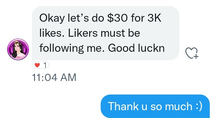 ✨CASH DEAL FOR $30 

• 3K LIKES
• MUST FOLLOW <a href="/princesspromos_/">Princess ❦</a>