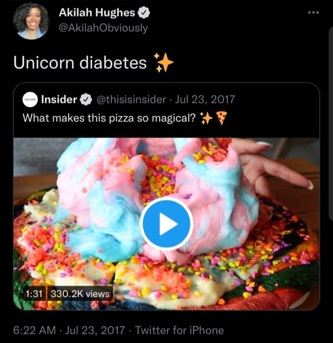 Goblinshak's tweet photo. @AkilahObviously Youre a disgrace to your diabetic family. Absolutely disgusting. https://t.co/6718S93LTN