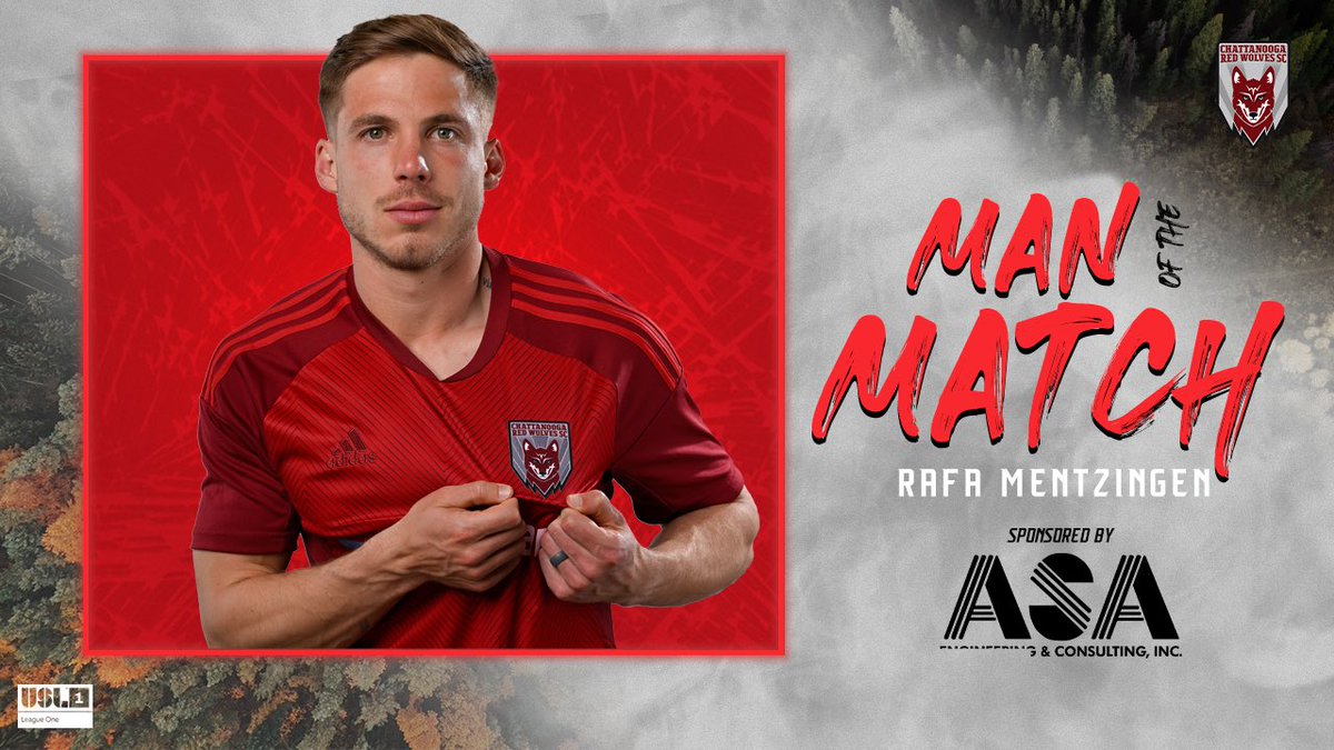ChattRedWolves's tweet photo. Tonight’s ASA Engineering & Consulting Man of the Match @rafaduizit 🤩💪
#DaleRafa https://t.co/s2W9LQrB2Y