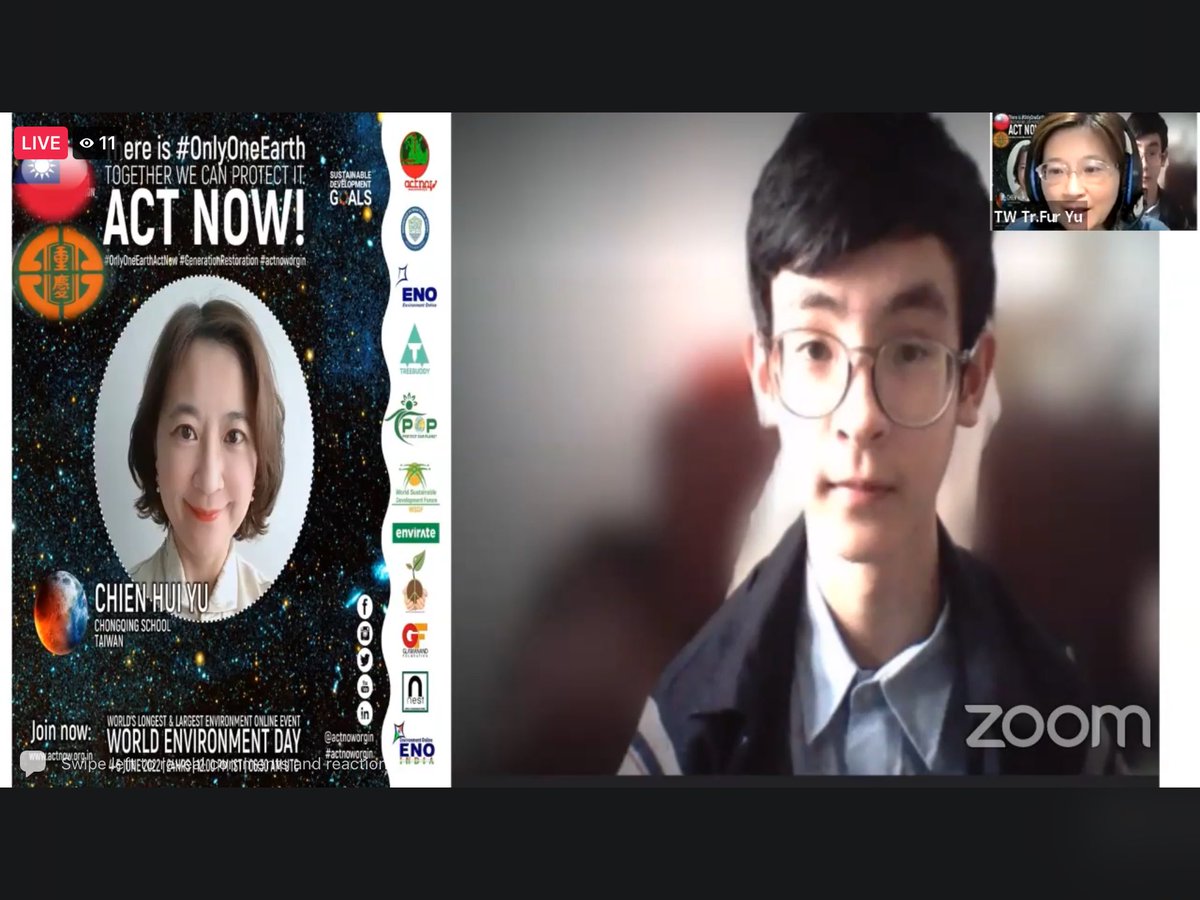 AjaySyal8's tweet photo. Only one 🌍 act now webinar at @STSWSRAJGOMAL @ACTNOWORGIN #actnoworgin #OnlyOneEarthactnow @Prabhjo19339226 #SDGs #MicrosoftTeams #cbse29 https://t.co/TjqlDqJZ2j