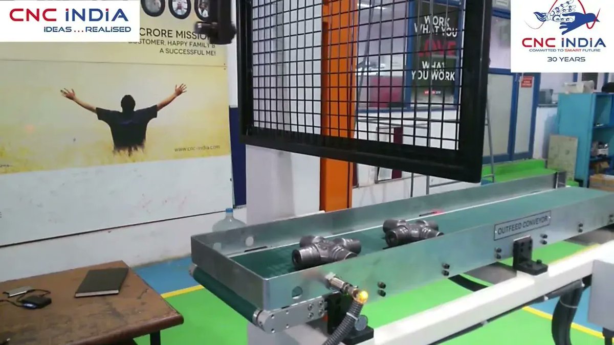 CNCIndia3's tweet photo. #SpotlightSunday : Turnkey Gantry Automation System for Grinding Process of Universal Joints for pick and place application.
https://t.co/RHfntVkqGk
#cncindia #roboticautomation #smartfixtures #roboticwelding #gantry #spms #assembly #conveyorsystems https://t.co/nM8zg9x43T