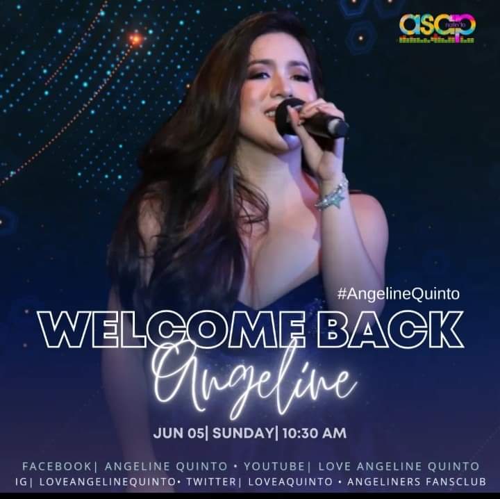 AngelineTrendFP's tweet photo. TODAY IS THE DAY!!

Queen Angeline will be going back to the Asap Stage.

WELCOME BACK ANGELINE
#AngelineQuinto 

POWER DIVA https://t.co/1PymJAcQly