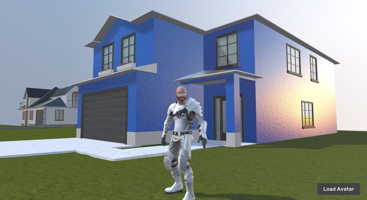 localhomeNFT's tweet photo. Our #VirtualTour Neighborhood is coming along nicely! Looking like you'll be able to tour our series 1 & 2 houses in the next day or so. #CardanoLife #Metaverse https://t.co/omB3DxeMtl