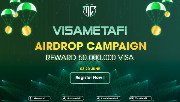AirdropScience's tweet photo. 🪂 New #Airdrops: #VISAMETAFI
🤑 Total Reward: 50,000,000 $VISA
🧑💻 Winners: Random 10,000 Top 10,000
🧐 Rate: ⭐️⭐️⭐️⭐️
🪂 Join AirDrop: https://t.co/1wqSewHyl9
✅Complete the tasks
✅Submit other details on the Page
✅Submit your BEP-20 wallet address https://t.co/Q5OfgWPTtd