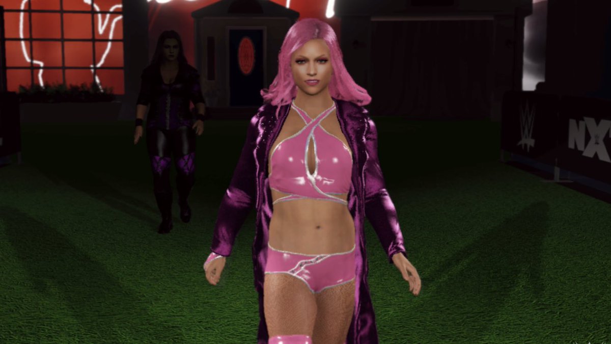 WWVUniverse's tweet photo. The #AEW Women’s Championship is up for grabs as Mickie James defends her title against the leader of the #Avalution, Ava Marie!

#NXTIYH @NatalieAvaMarie https://t.co/uVNIyzjqlU