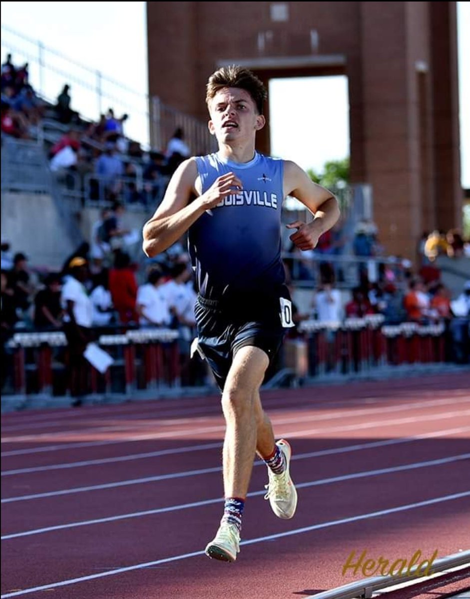 LepsAD's tweet photo. 🚨New Record Alert🚨
LHS' BOBBY GANSER running in the 3200m at the State Track Championships Saturday. Bobby set a new school record with a time of 9:14.76 in finishing 9th. CONGRATS! Amazing running career at LHS. @GanserBobby 
Now, may I order that new record board strip? 🤷‍♀️ https://t.co/OwLcMgG6l9