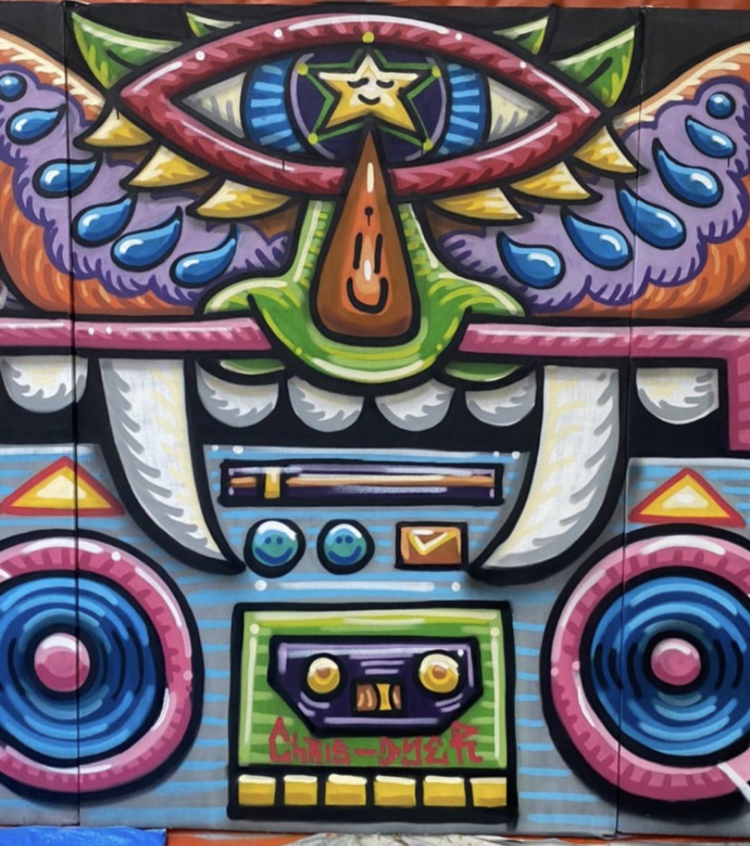Chris (<a href="/positivecreator/">Chris Dyer</a>) crushed out this mural today in Ohio!