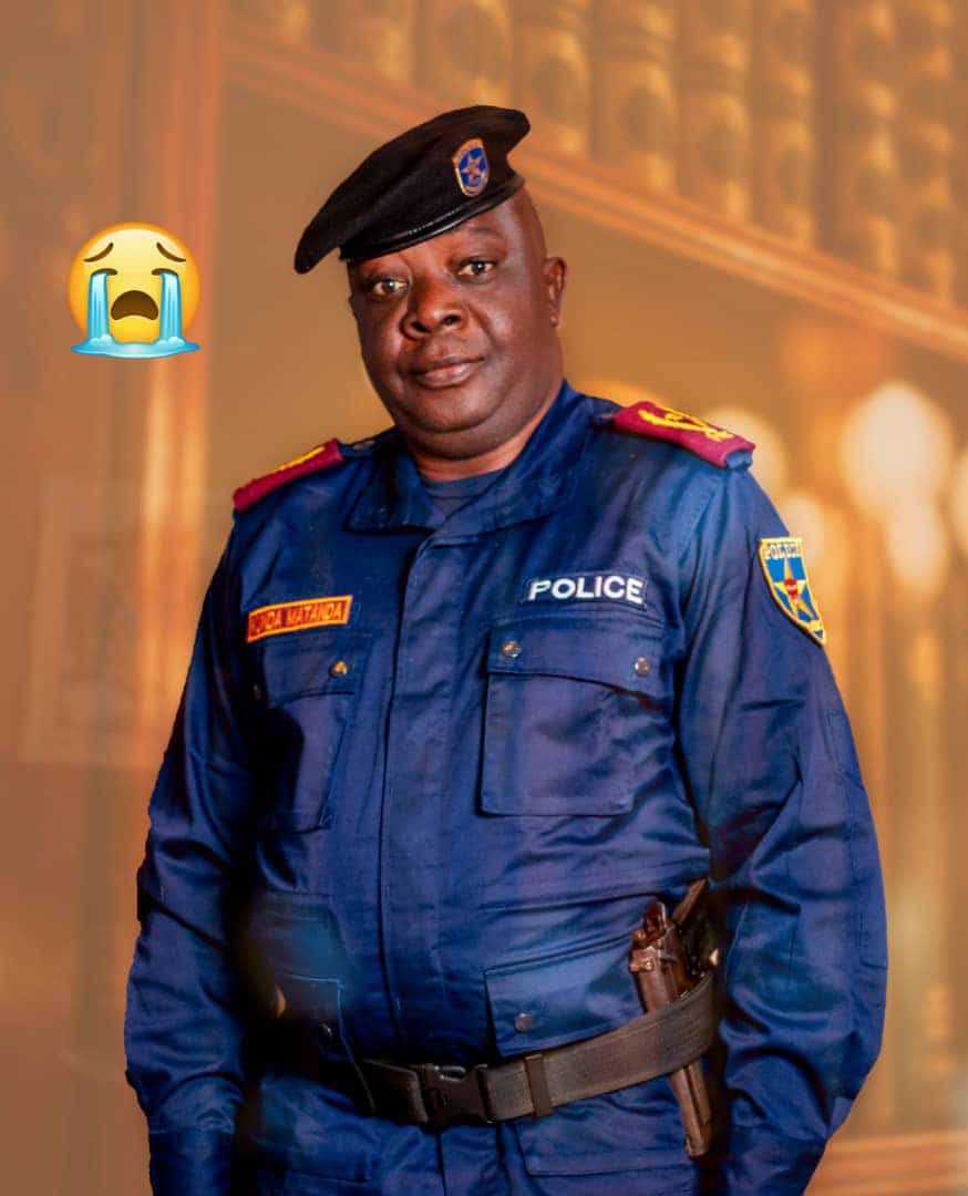 comgenpnc's tweet photo. La Police Nationale Congolaise en deuil. le Commissaire Divisionnaire Adjoint Nkunda Matanda a tiré sa révérence ce samedi 4 juin 2022 . https://t.co/4ozvdyS6Ci