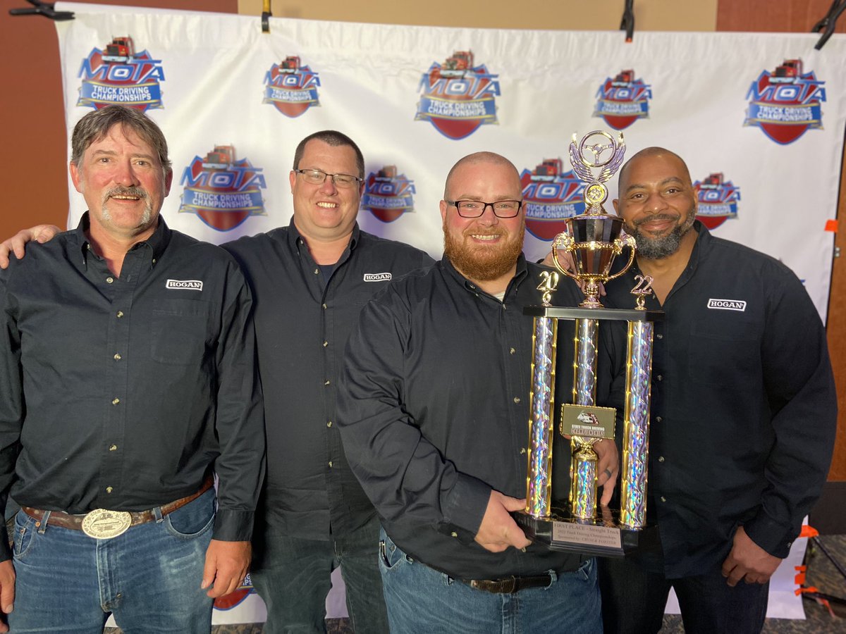 HoganTransport's tweet photo. Congratulations to Josh for taking 1st place in the @motrucking straight truck competition! This is his 1st win in his 15 year career with Hogan and we couldn’t be more excited for him! See you at Nationals! #TeamHogan #bestinthebusiness #hogandrivers https://t.co/3AAlHLR6VO