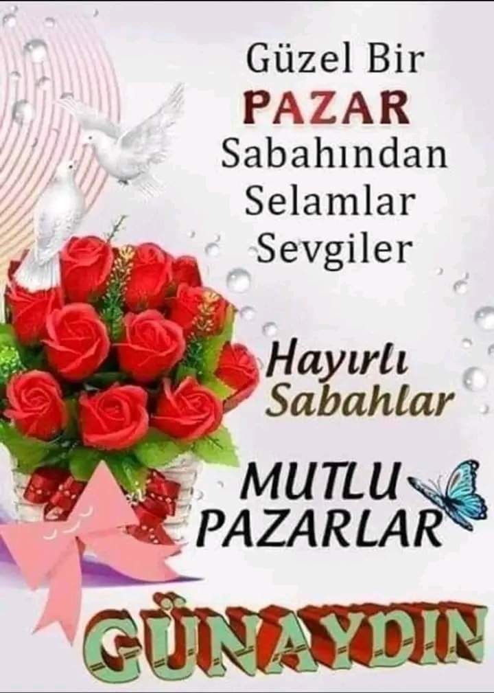 🌞 GÜNAYDIN 🌞 HAYIRLI SABAHLAR 🙋 MUTLU PAZARLAR 🌹❤️🌹