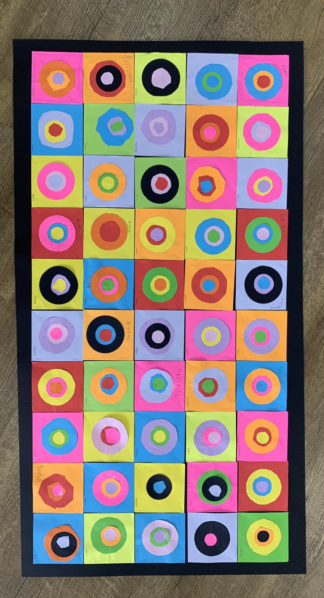 AprilQuimpo's tweet photo. K5’s collaborative work on Kandinsky’s Circles @myoasiskl #Art #arted #K12Art #kandinsky #collaboration #LifeAtOasis #MyOasisKL https://t.co/mYAsOCipf9