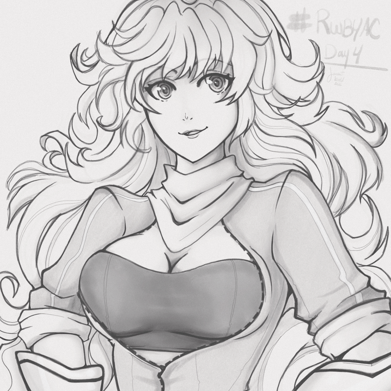 LambentWorld's tweet photo. Day 4 for #RWBYAC with #YangXiaoLong doodle!
#RWBY #Roosterteeth https://t.co/MKLfGBUNTK