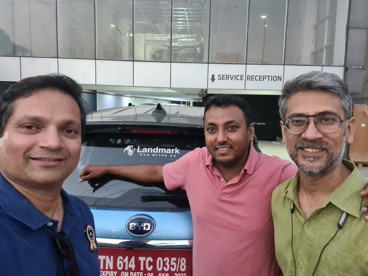 Girish Karkera (@karkeragirish) on Twitter photo The final leg of our drive - Jaipur to Delhi - and into the record books. The longest continuous electric car journey in India as per <a href="/indiabookrecord/">India Book of Records (IBR)</a> Our BYD e6 averaged 440km+ every day. Apt that we celebrate zero-emission motoring on World Environment Day, today #TimesAuto The final leg of our drive - Jaipur to Delhi - and into the record books. The longest continuous electric car journey in India as per <a href="/indiabookrecord/">India Book of Records (IBR)</a> Our BYD e6 averaged 440km+ every day. Apt that we celebrate zero-emission motoring on World Environment Day, today #TimesAuto