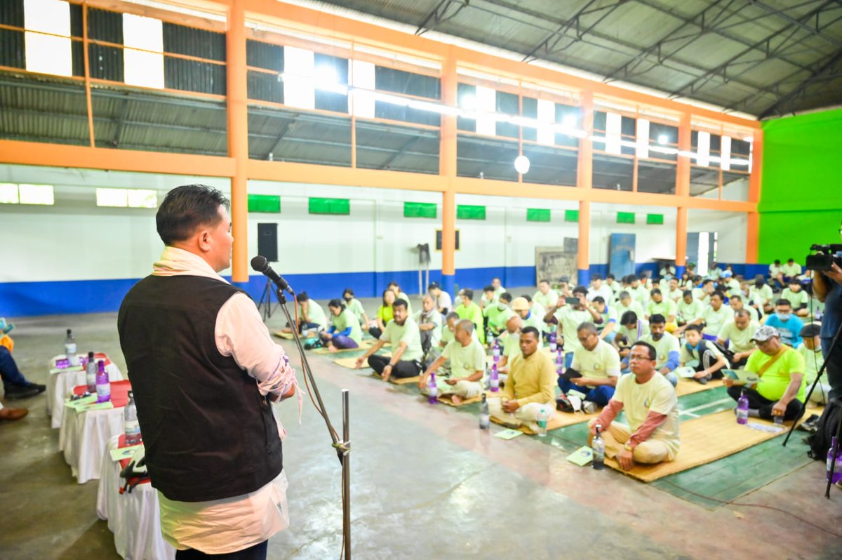 BiswajitThongam's tweet image. Also addressed the gathering at the program &amp;amp; highlighted the benefits of #AmrutScheme which is ensuring tap supply in every house &amp;amp; a sewerage connection during the #EnvironmentDay celebrations organized by Paryavaran Sanrakshan Manipur at Bamon leikai Hall.
#WorldEnvironmentDay