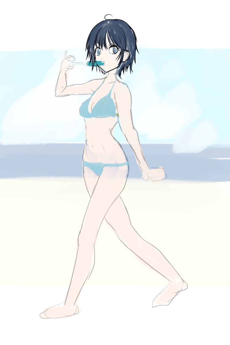 オリキャラ雑ラフ 